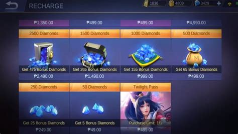 Top Up Mobile Legends .